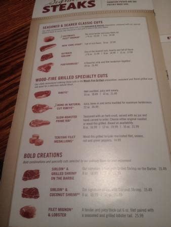 View the menu, check prices, find on the map, see photos and ratings. . Outback steakhouse saginaw menu